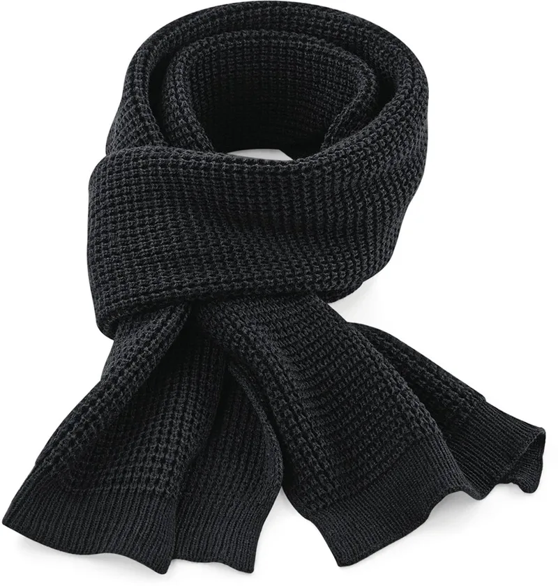 Πλεκτό Κασκόλ B424 Beechfield Black