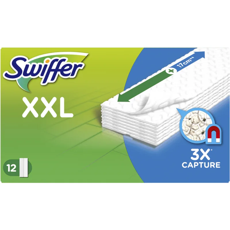Swiffer Sweeper Ανταλλακτικά Στεγνά Πανάκια Για Το Πάτωμα XXL 12τεμ
