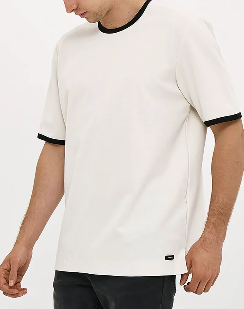 BROKERS ΑΝΔΡΙΚΟ T-SHIRT 26017238775-3 Ecru