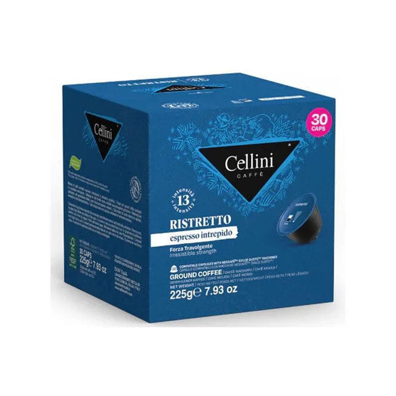 Cellini Espresso Ristretto Dolce Gusto κάψουλες - 30 τεμ.