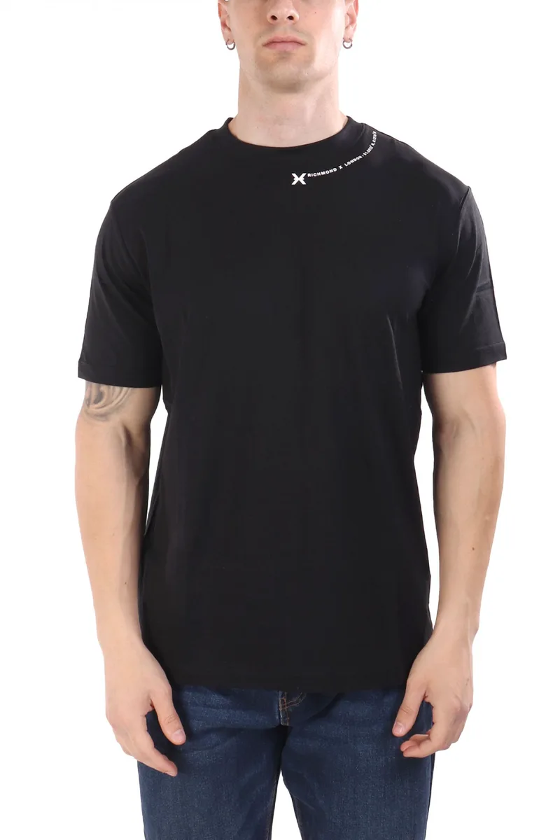 RICHMOND X T-SHIRT FYAMI LOGO ΜΑΥΡΟ