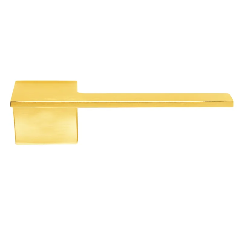 Πόμολα Πόρτας ILAVIO χειρολαβές με ροζέτα 2456 Brass Mat (Τεμάχιο (αριστερό εξώπορτας))