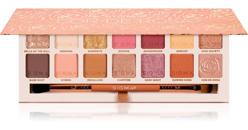 Sigma Beauty Cor-de-Rosa Eyeshadow Palette with Brush 16.24 g