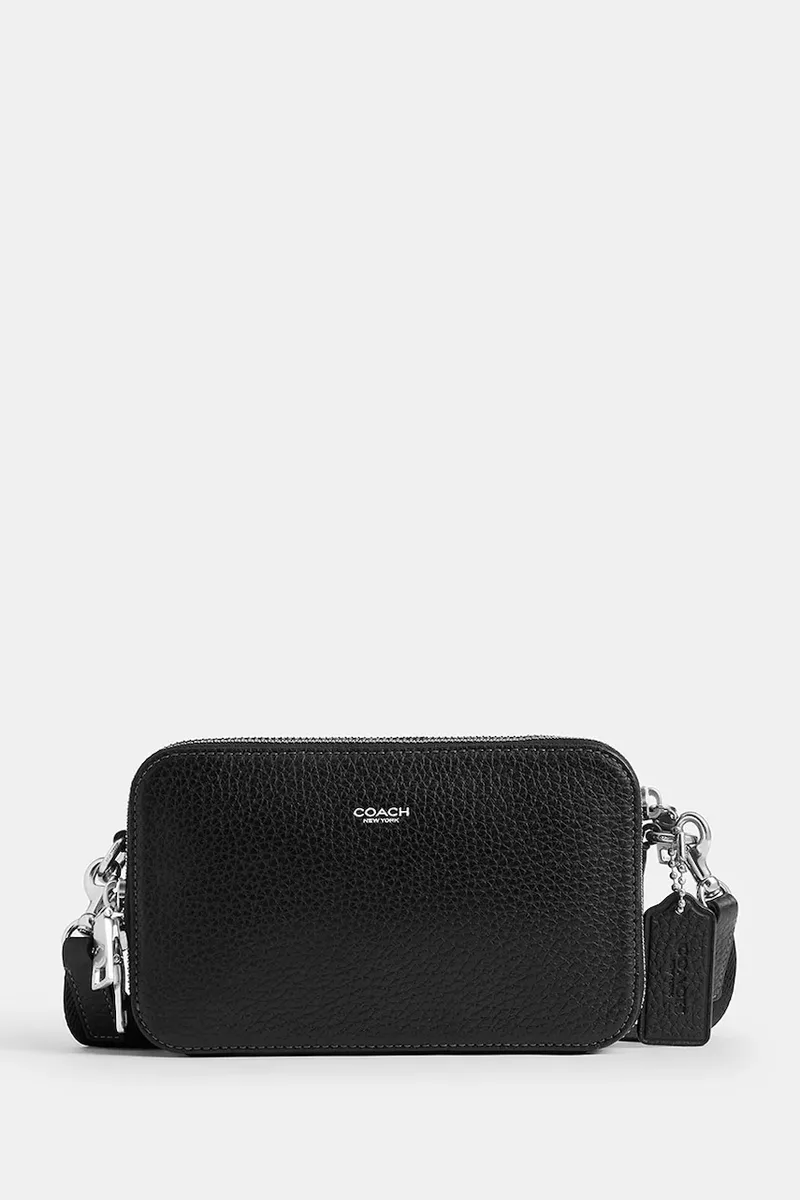Coach ταχυδρόμου ανδρική δερμάτινη Clinton Crossbody