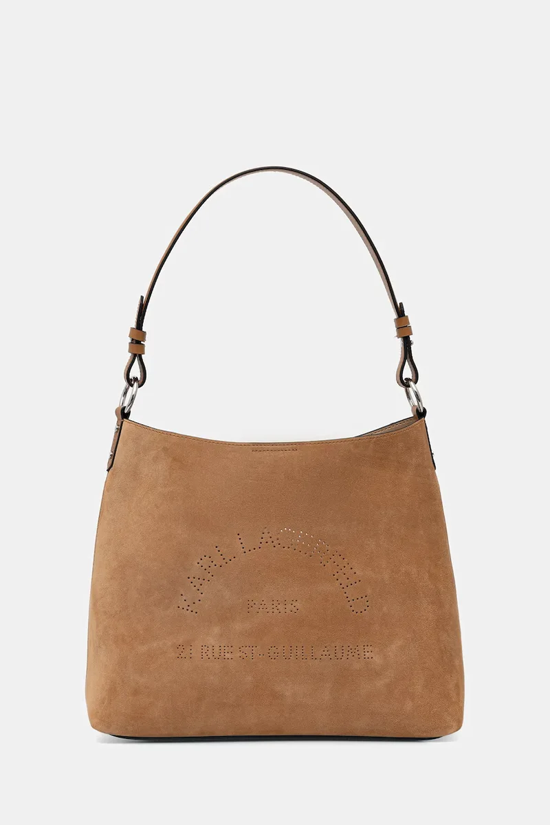 Karl Lagerfeld shopper γυναικεία δέρμα σουέτ K/DAILY