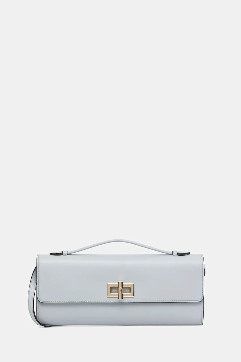 Furla χιαστί Γυναικεία δερμάτινη Clara Crossbody Clutch