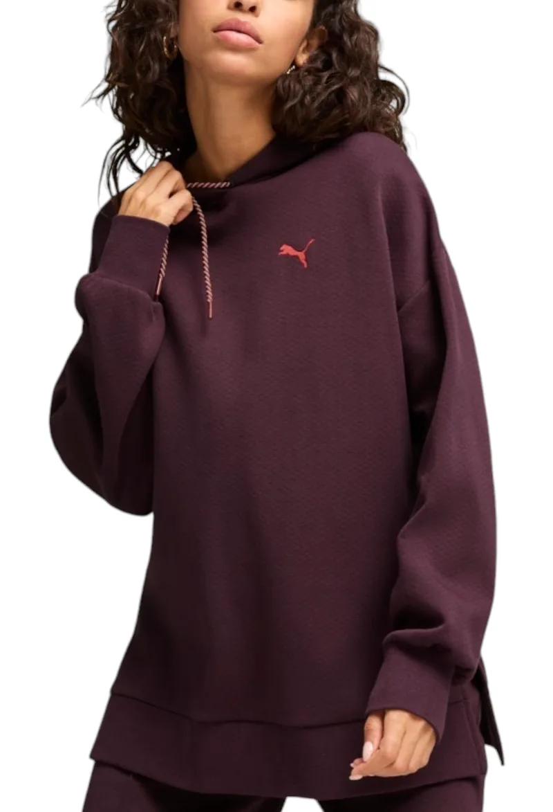 Μπλούζα Μακρυμάνικη Puma Φούτερ Classics Oversized Hoodie DK 626636-44 Γυναικείο