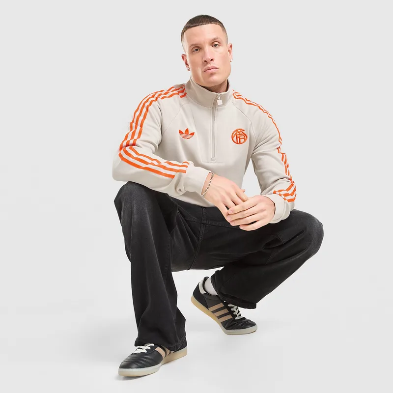 adidas M Fc Bayern Originals Half Zip Top (9000274723_1912)