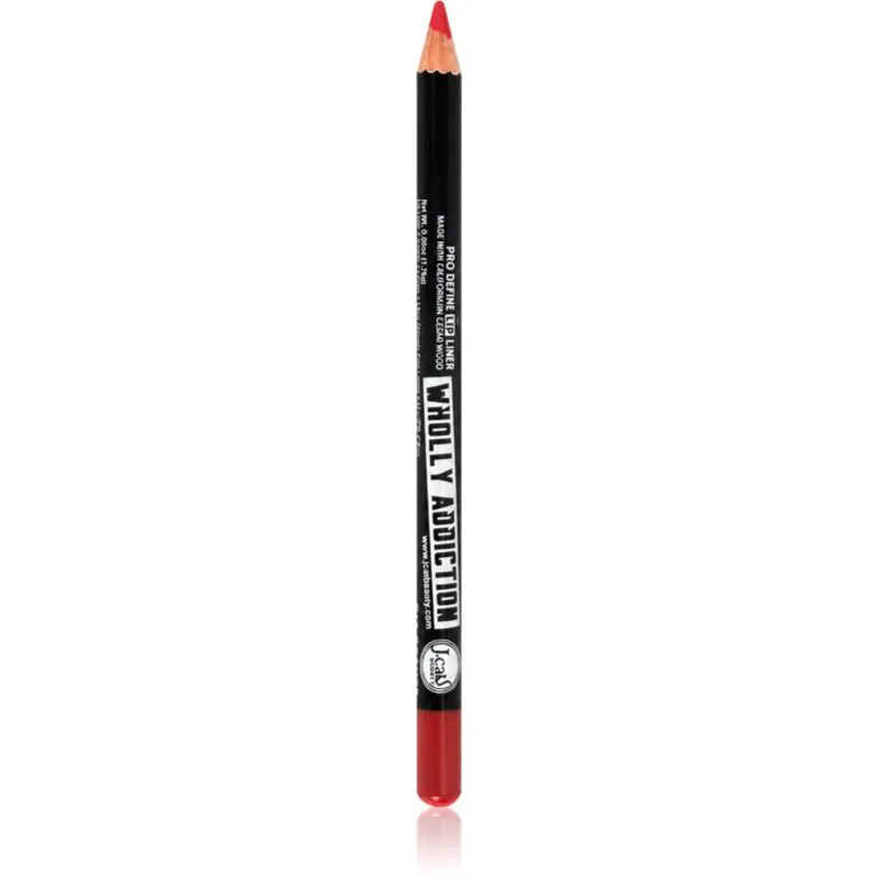 J.Cat Beauty Wholly Addiction μολύβι περιγράμματος για τα χείλη απόχρωση 206 Red Plush 1.76 γρ