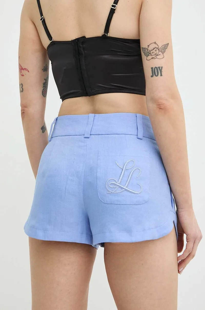 Σορτς από λινό Luisa Spagnoli AUSILIORUNWAY COLLECTION