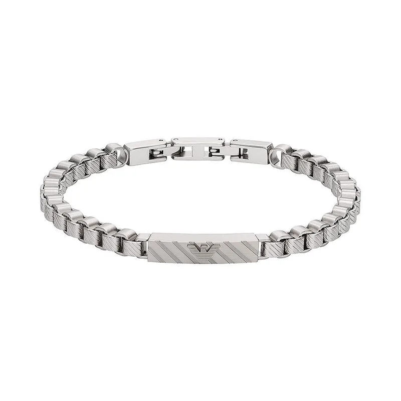 EMPORIO ARMANI Αντρικό Βραχιόλι από Ανοξείδωτο Ατσάλι EGS2923040