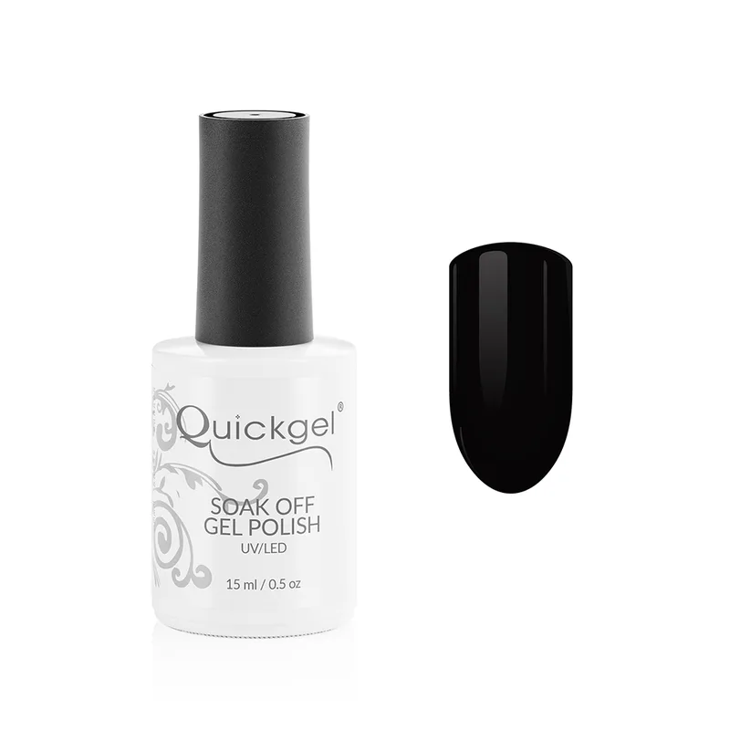 Quickgel Ημιμόνιμο Βερνίκι - No 776 Noir - 15mL