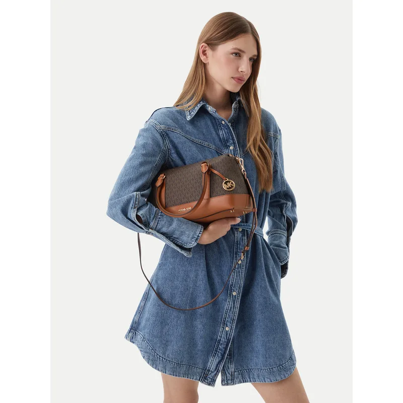 Τσάντα MICHAEL Michael Kors Andie 30S6G3PS2B Καφέ