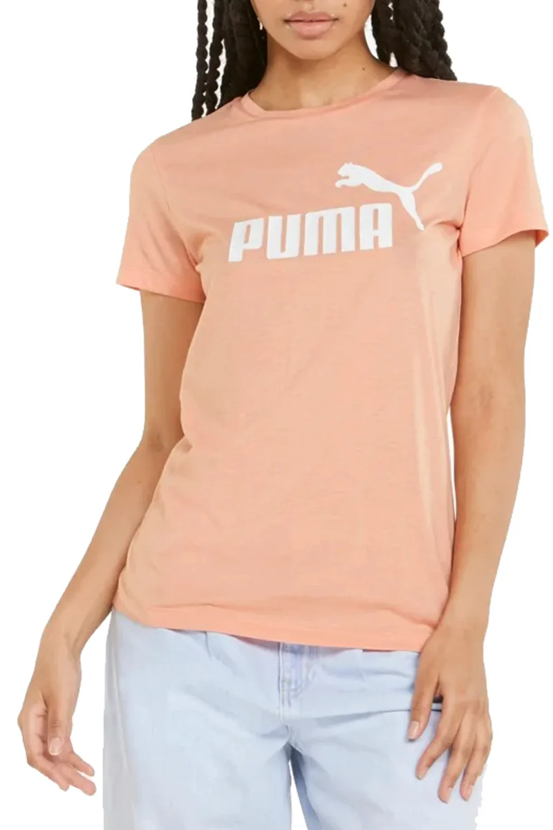 Μπλούζα Κοντομάνικη Puma ESS Logo Heather 586876-28 Γυναικείο
