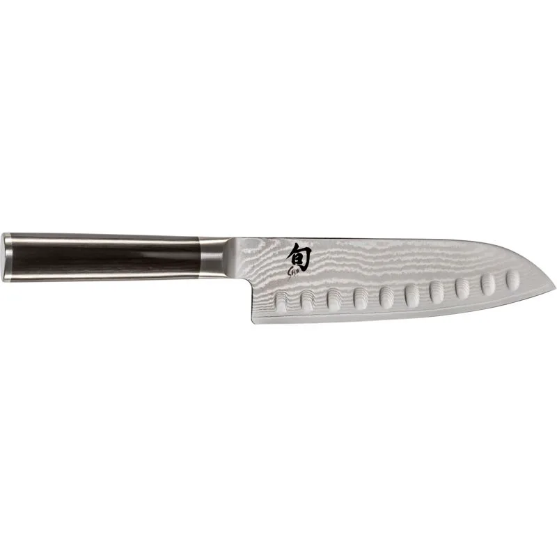 KAI Shun Santoku Knife with Hollow Edge 18 cm