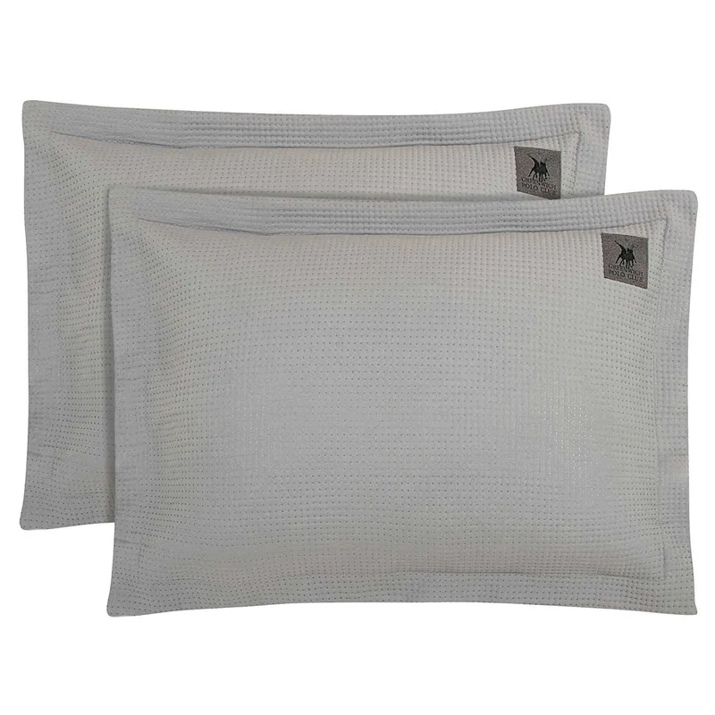 Ζεύγος Μαξιλαροθήκες Καπιτονέ (50x70) Greenwich Polo Club 3496 Grey