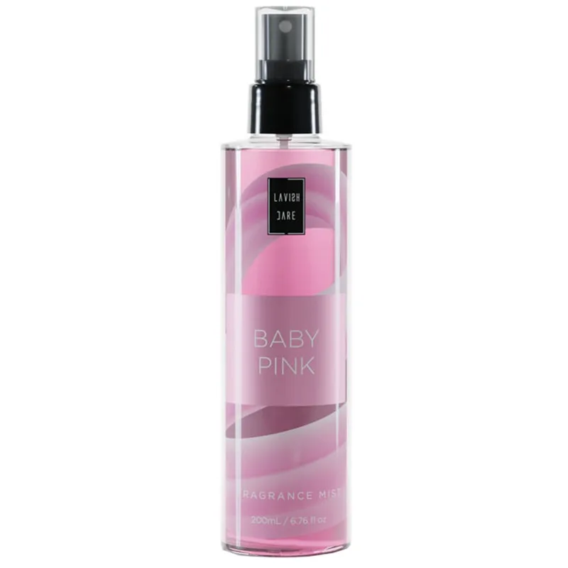 Lavish Care Fragrance Mist Αρωματικό Σπρέι Σώματος Εμπνευσμένο από Μεθυστικά Αρώματα Καλοκαιριού 200ml - Baby Ροζ