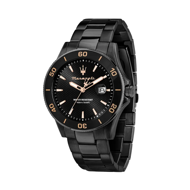 Ρολόι Maserati Competizione Diver R8853100035 Μαύρο