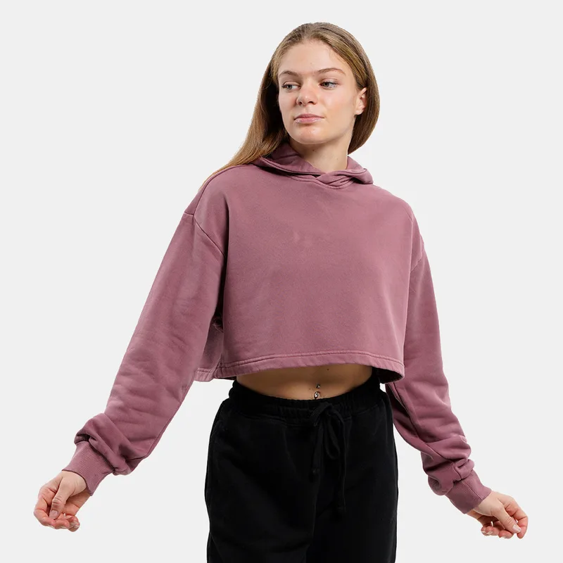 Reebok Γυναικεία Cropped Μπλούζα με Κουκούλα (9000156688_71249)