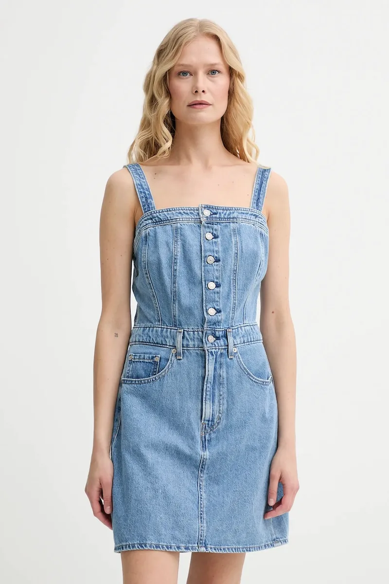 Φόρεμα Levi's ICONIC BUTTON THRU DRESS