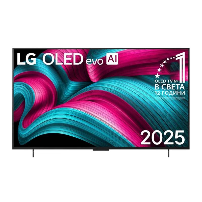 Τηλεόραση LG OLED42C51LA, 4K Ultra HD 3840 x 2160, 42", Κατηγορία G, OLED, Smart TV, Dolby Vision, AI Upscaling, webOS, Μαύρο