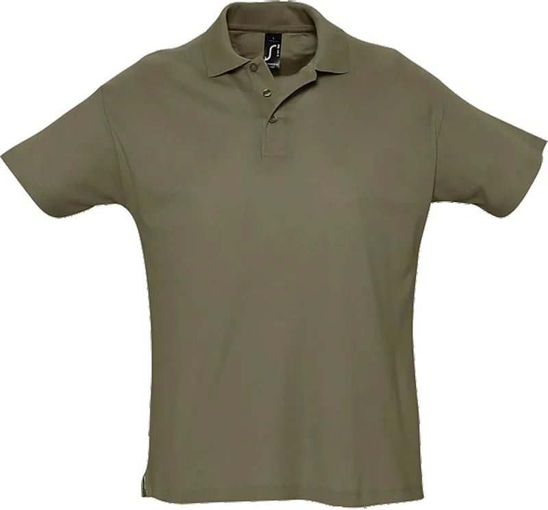 Ανδρικό πόλο πικέ Summer II SOLS 11342 Army