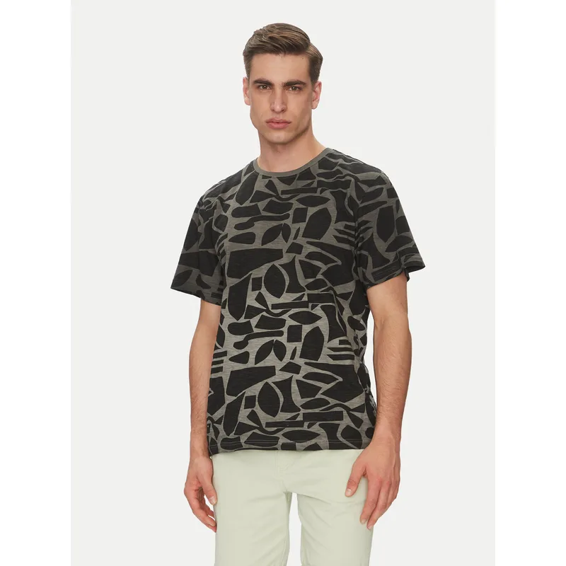 INDICODE T-Shirt Avarua 41-102 Μαύρο Regular Fit