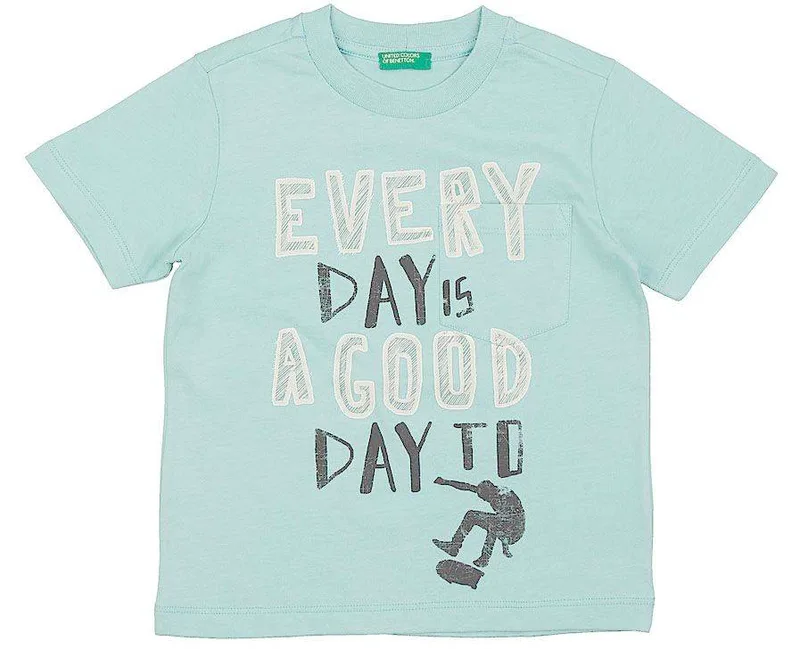 T-SHIRT BENETTON HELLO SUMMER ΘΑΛΑΣΣΙ (90 CM)-(2 ΕΤΩΝ)
