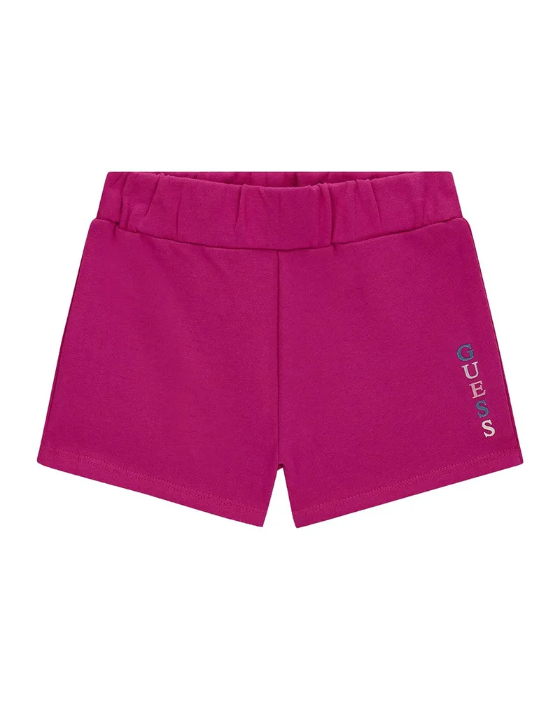 GUESS FRENCH TERRY REGULAR SHORTS ΣΟΡΤΣ ΠΑΙΔΙΚΟ GIRL K6GD03KA6R4-G4A2 Magenta