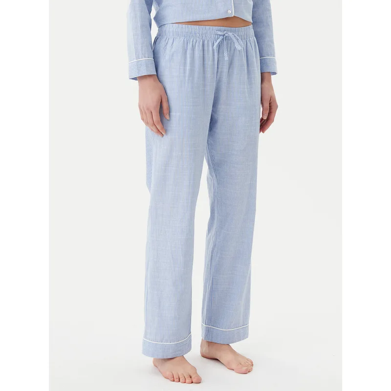Hunkemöller Παντελόνι πιτζάμας 301492 Γαλάζιο Regular Fit