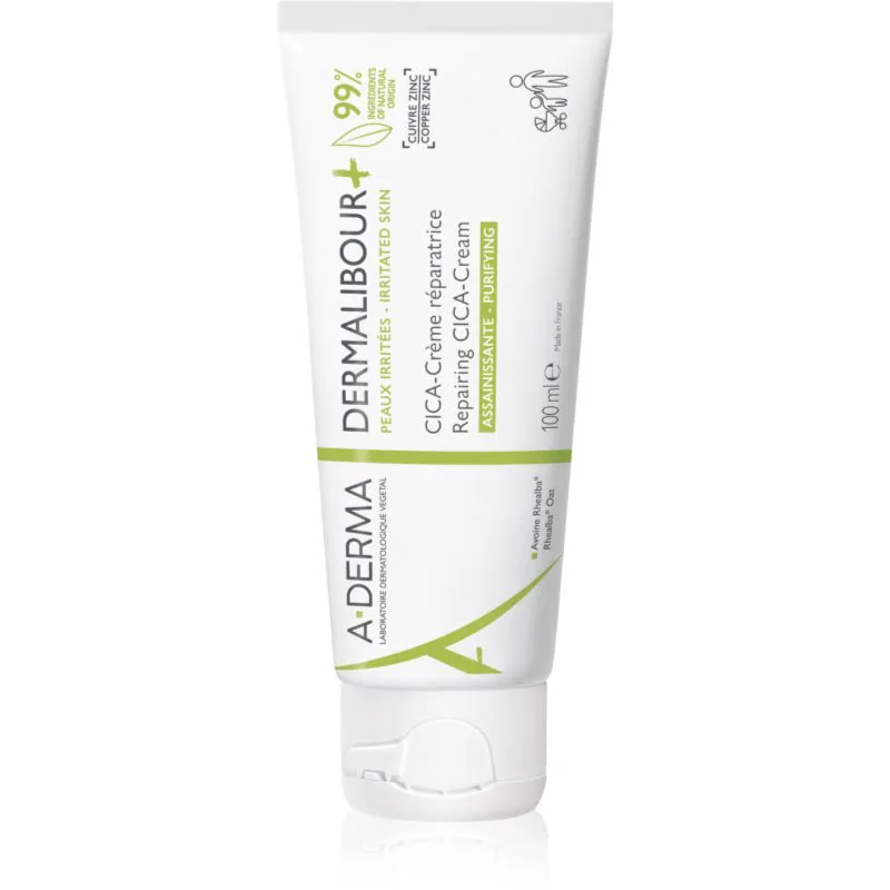 A-Derma Dermalibour+ αναγεννητική κρέμα για ερεθισμένο δέρμα 100 ml