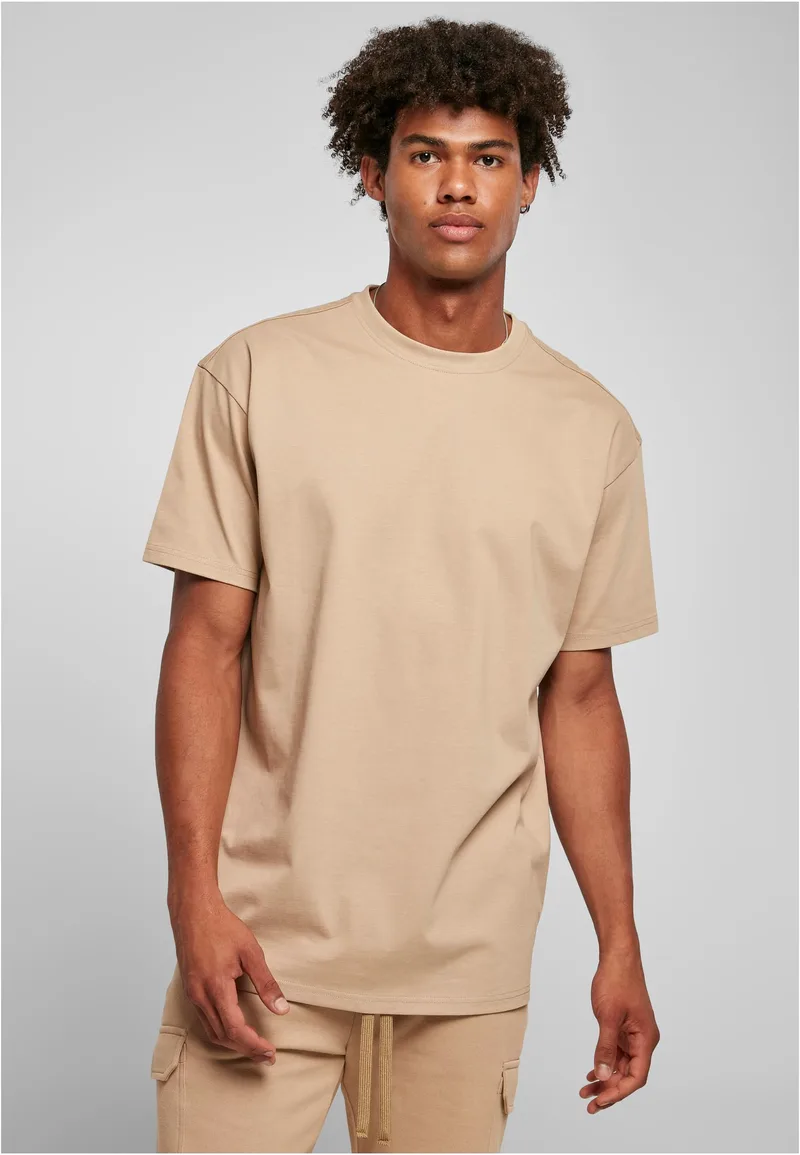 Oversized T-Shirt TB1778 Urban Classics Heavy Cotton Union Μπεζ