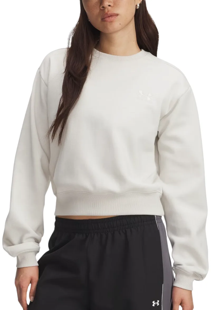 Μπλούζα Μακρυμάνικη Under Armour Icon Vida Fleece Crew 6003675-110 Γυναικείο