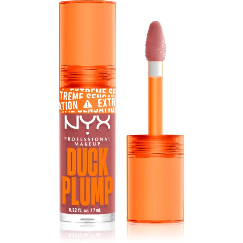 NYX Professional Makeup Duck Plump λιπ γκλος για αύξηση του αποτελέσματος απόχρωση 03 Nude Swings 7 ml