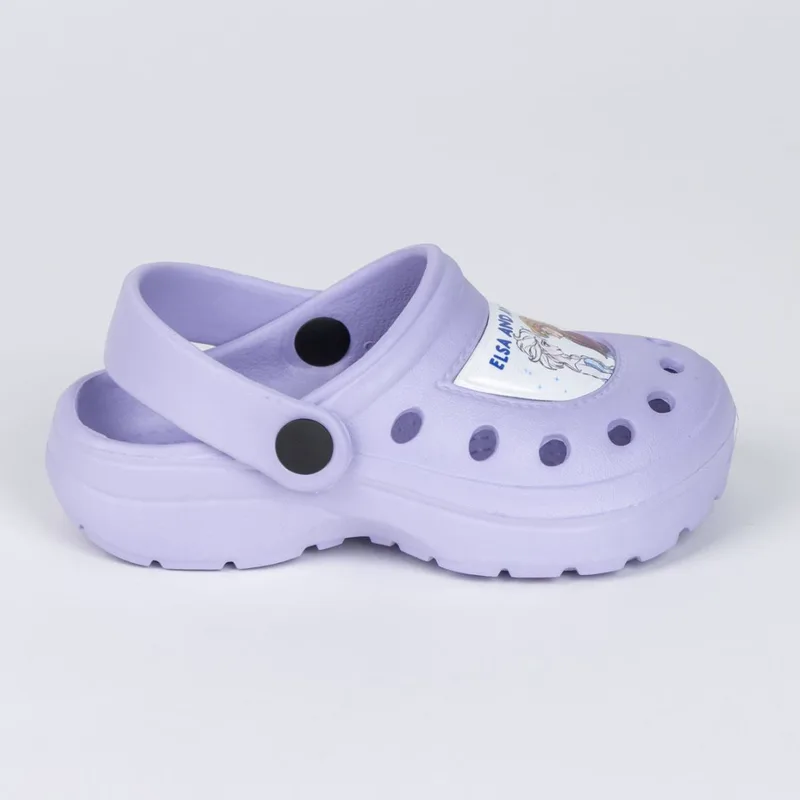 Disney Frozen Παντόφλες Παιδικές τύπου clog Λιλά Λιλά