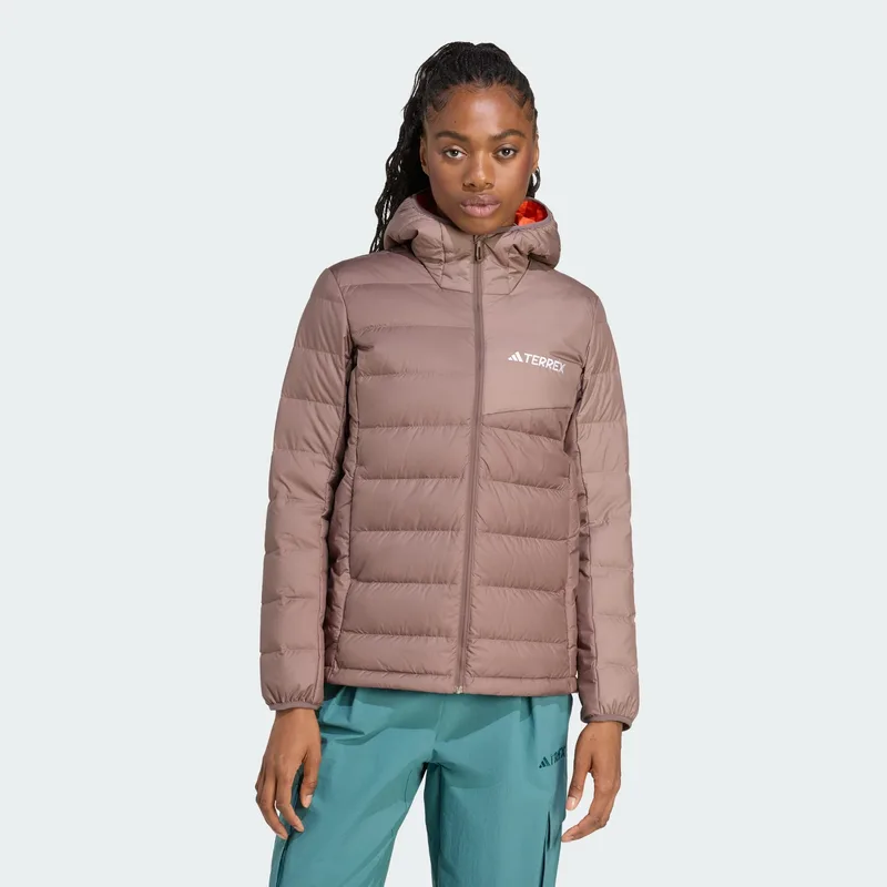 adidas Terrex Multi Light Down CLIMAWARM Hooded Γυναικείο Καπιτονέ Μπουφάν (9000253508_87911)