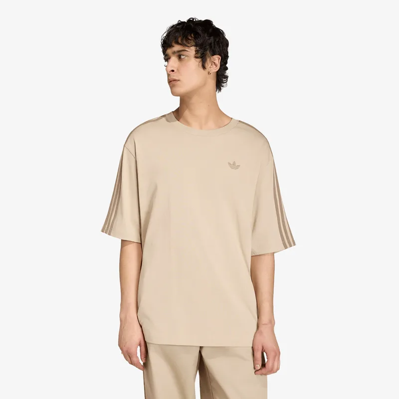 T-shirt adidas Adicolor 3-Stripes Oversized T-Shirt Khaki Three/ Khaki Six S