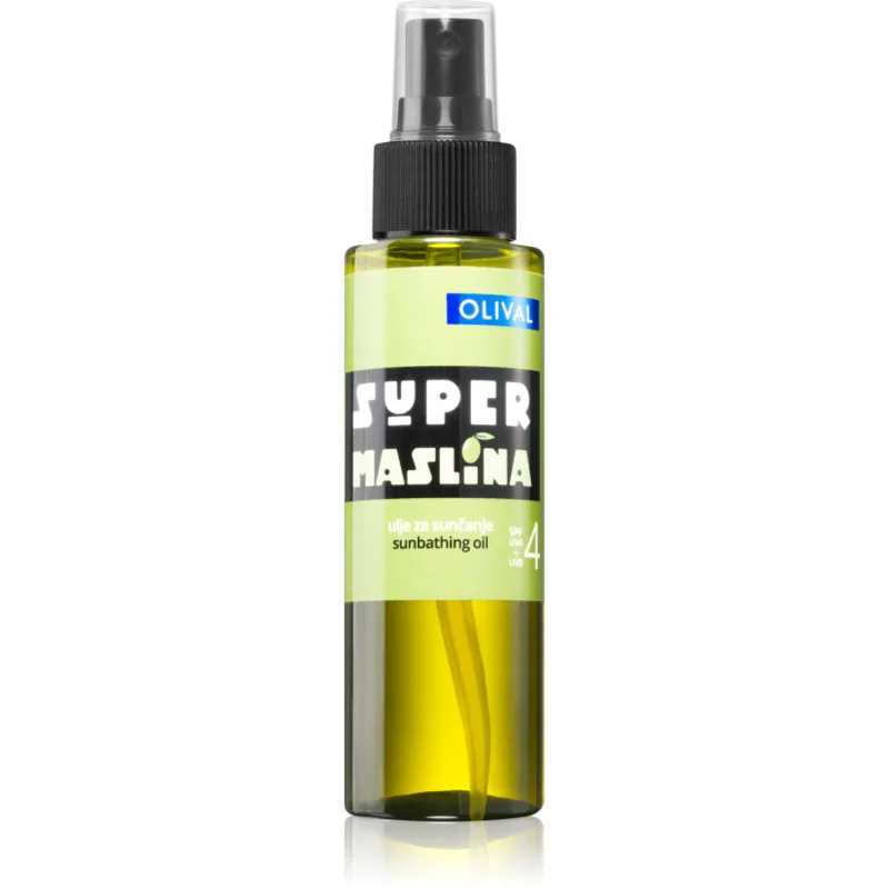 Olival SUPER Olive ξηρό αντηλιακό λάδι SPF 4 100 ml