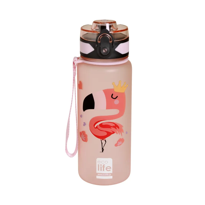 Ecolife Tritan Bottle Flamingo 500ml