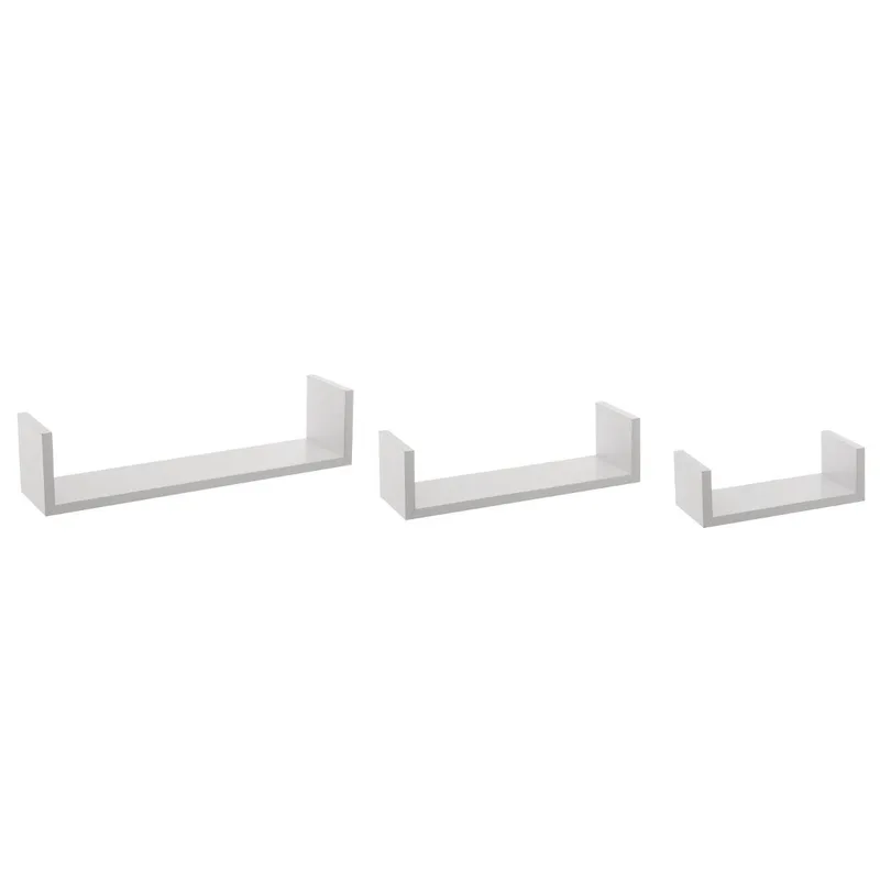 Ράφια Τοίχου (Σετ 3τμχ) F-V Edge White 138955B