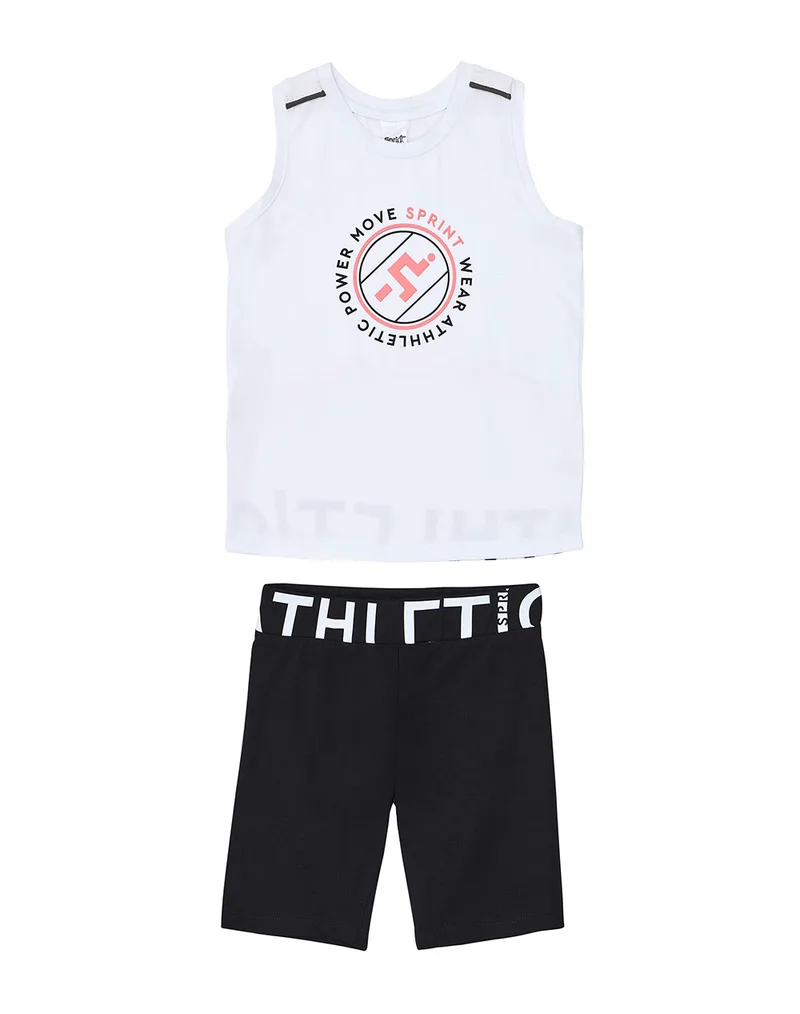 SPRINT SET JUNIOR GIRL 261-4023-100 White