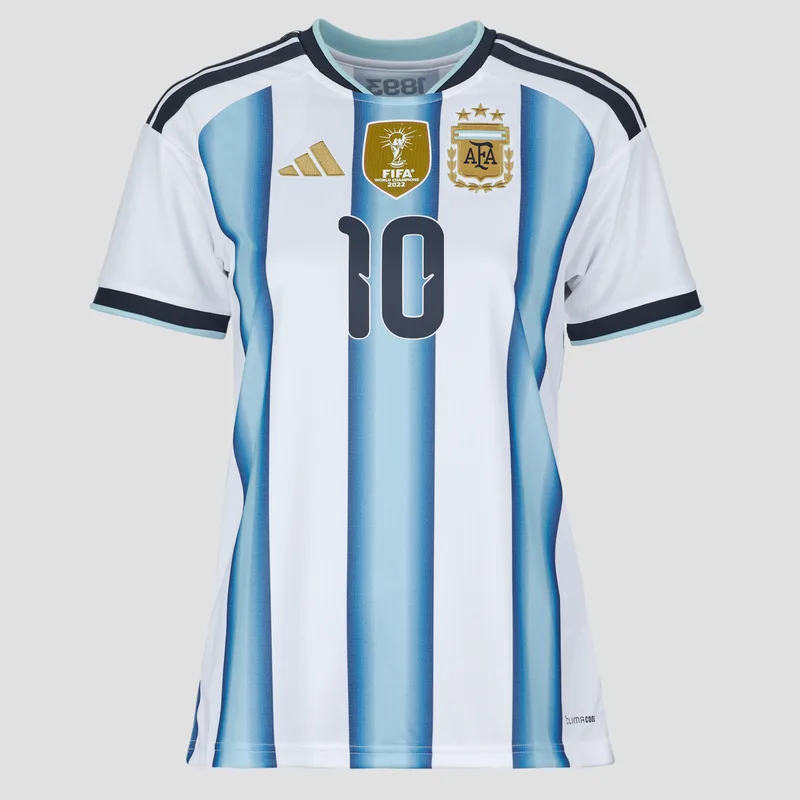 T-shirt με κοντά μανίκια adidas Home Messi Argentina Football Jersey