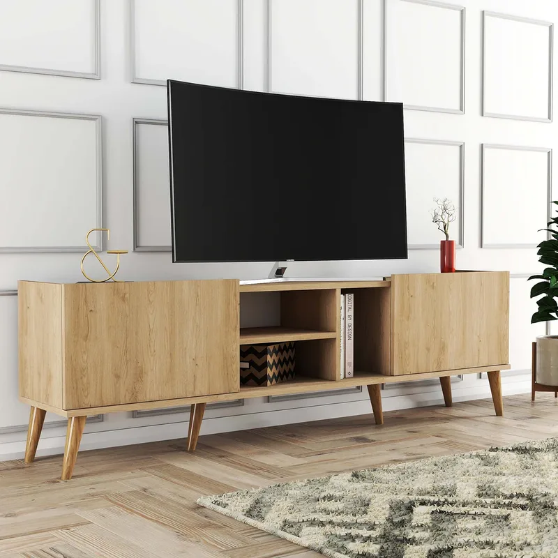 Έπιπλο Τηλεόρασης ,1350 Lotus Μ180xΠ35xΥ54,8 εκ., All4home