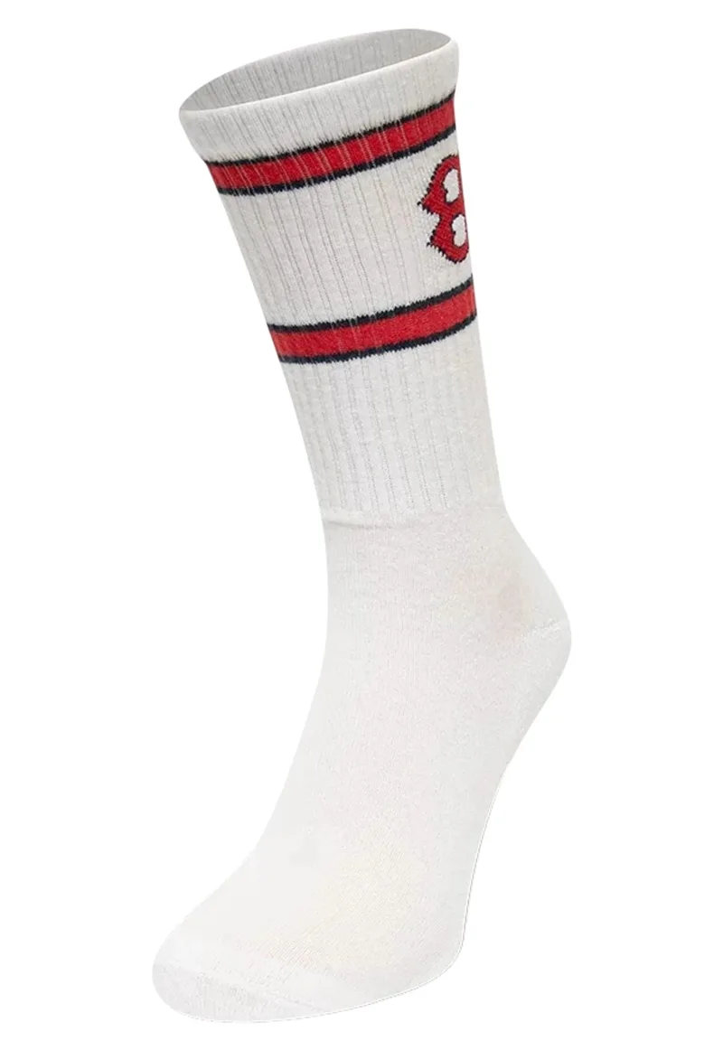 Κάλτσες New Era Mlb Premium Sock Borsed 13113636-WHI Ανδρικό