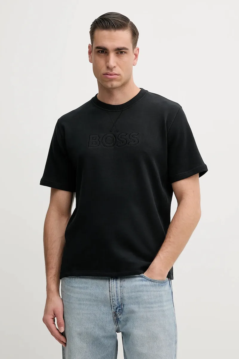 Βαμβακερό lounge t-shirt BOSS