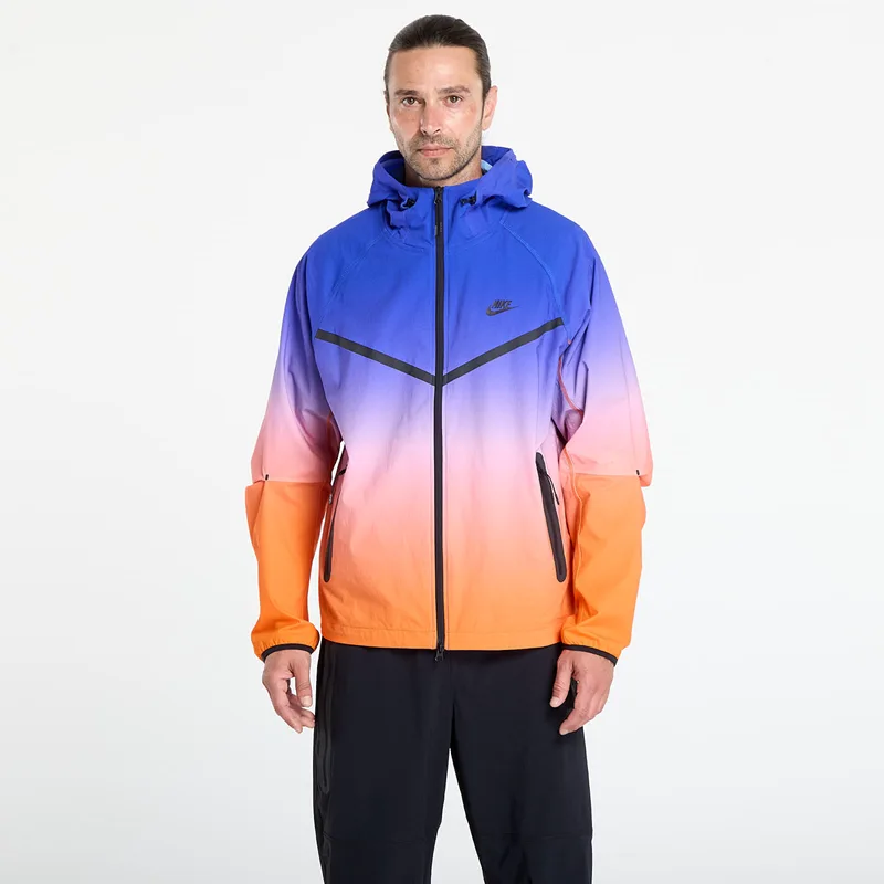 Μπουφάν Nike Tech Men's Woven Full-Zip Jacket Game Royal/ Safety Πορτοκαλί L