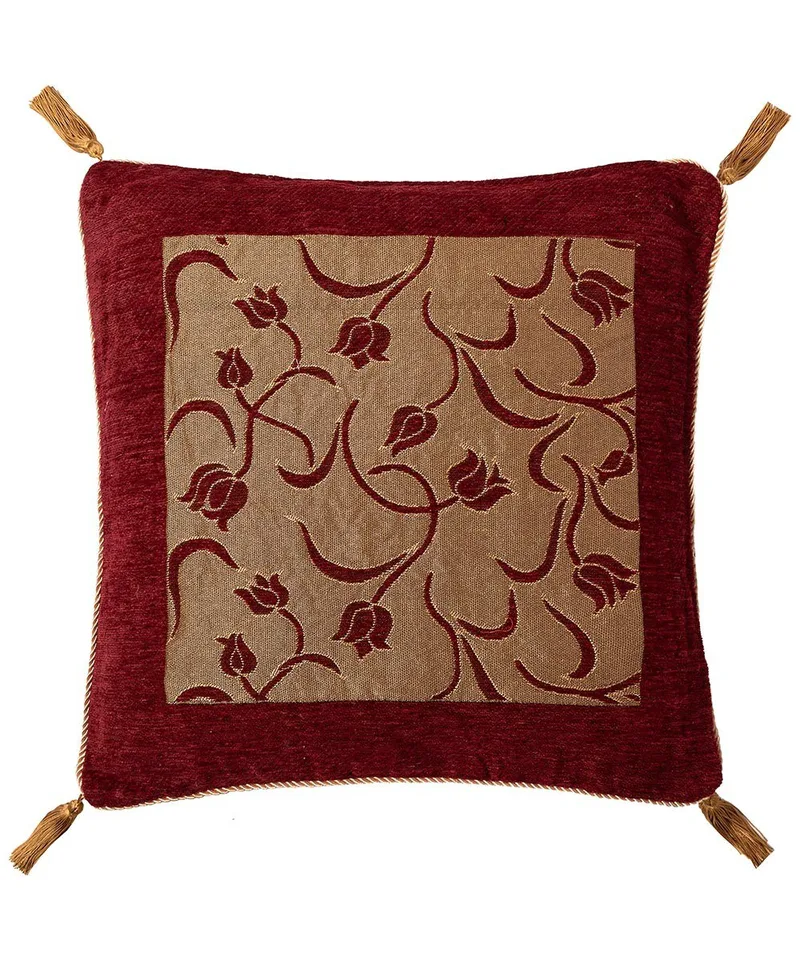 Μαξιλαροθήκη Διακόσμησης Silk Fashion 5178 Μπορντώ 45x45