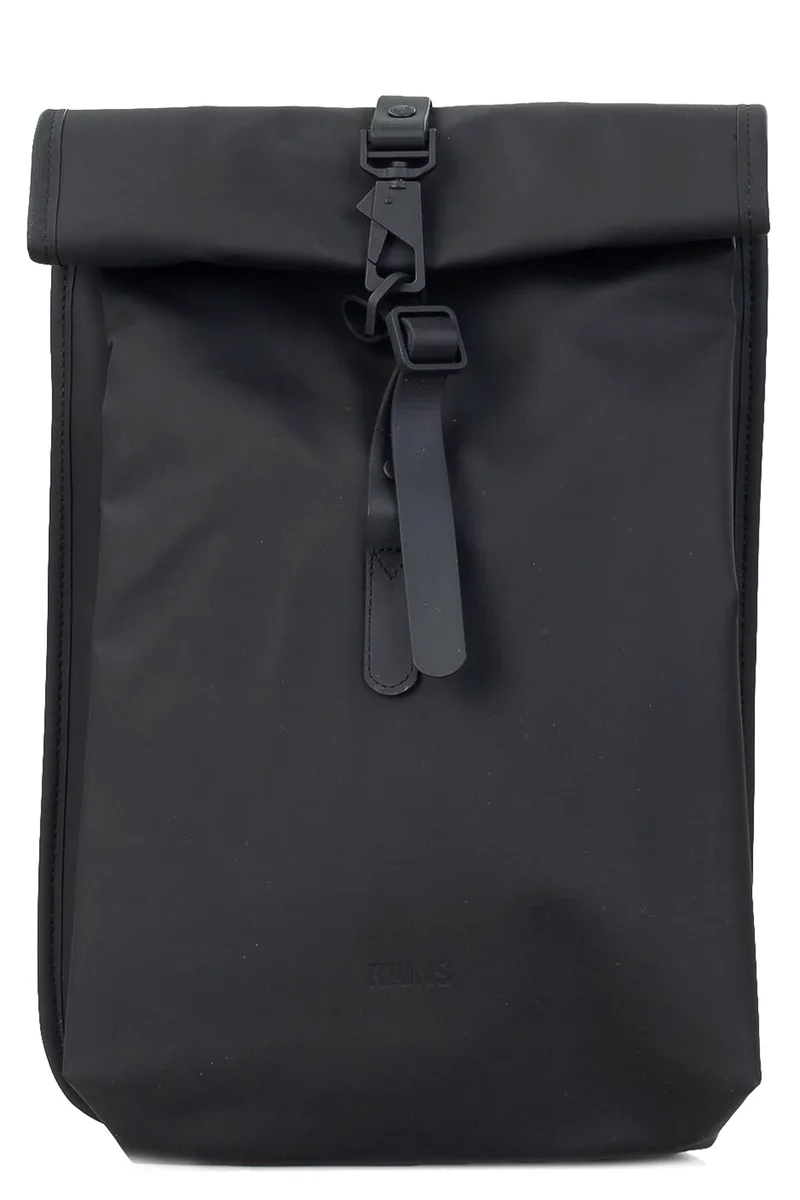 Τσάντα Πλάτης Rains Rolltop Rucksack Mini 13330-01-BLACK