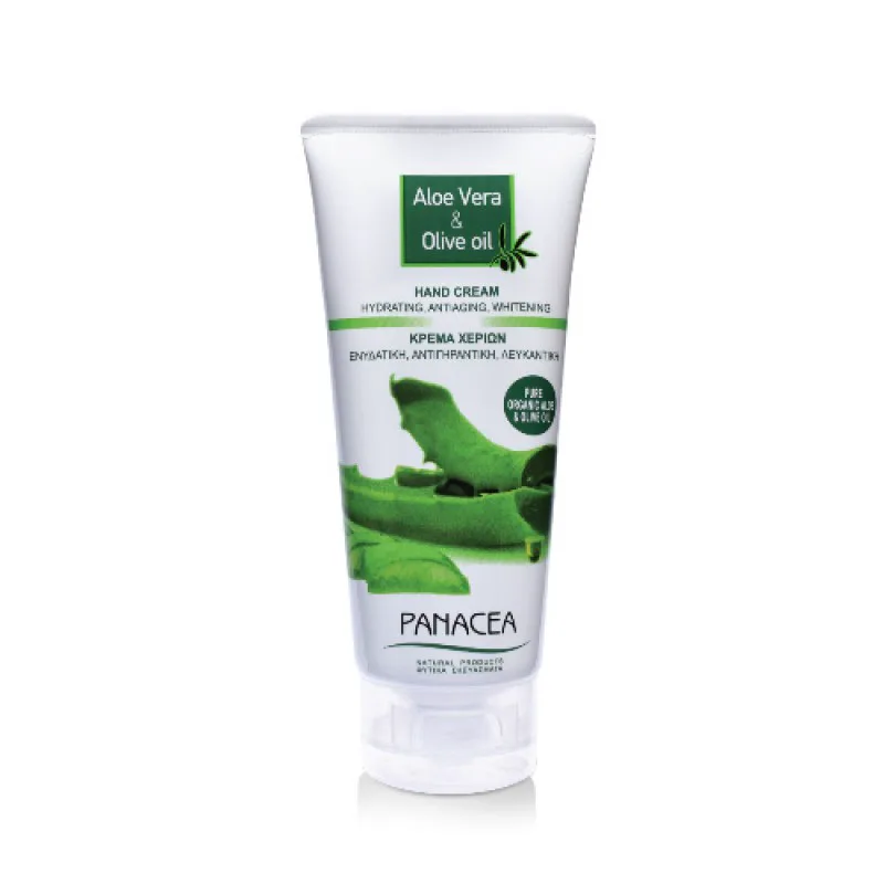 Κρέμα χεριών Aloe Vera & Olive Oil με Αλόη Βέρα και Ελαιόλαδο 100ml Panacea Natural Products