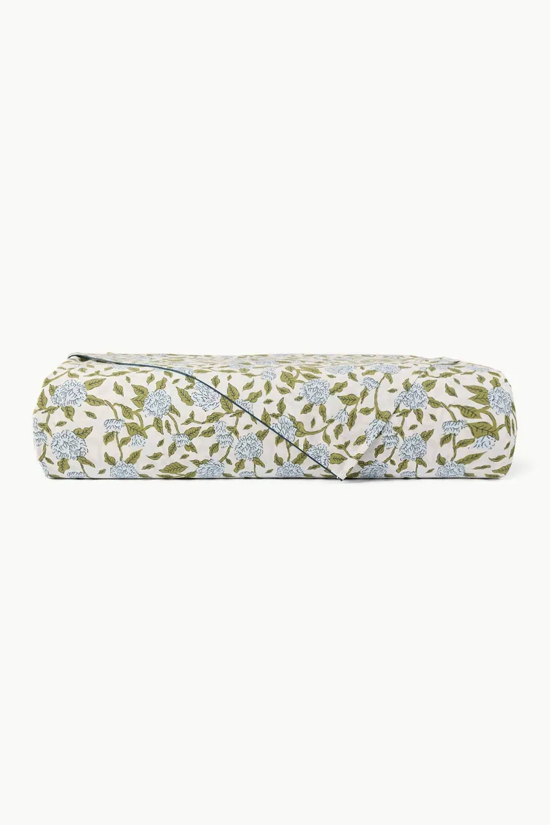 Coincasa σεντόνι διπλό με floral σχέδιο 240 x 280 cm - 006814087 Πράσινο